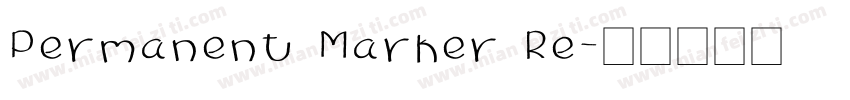 Permanent Marker Re字体转换